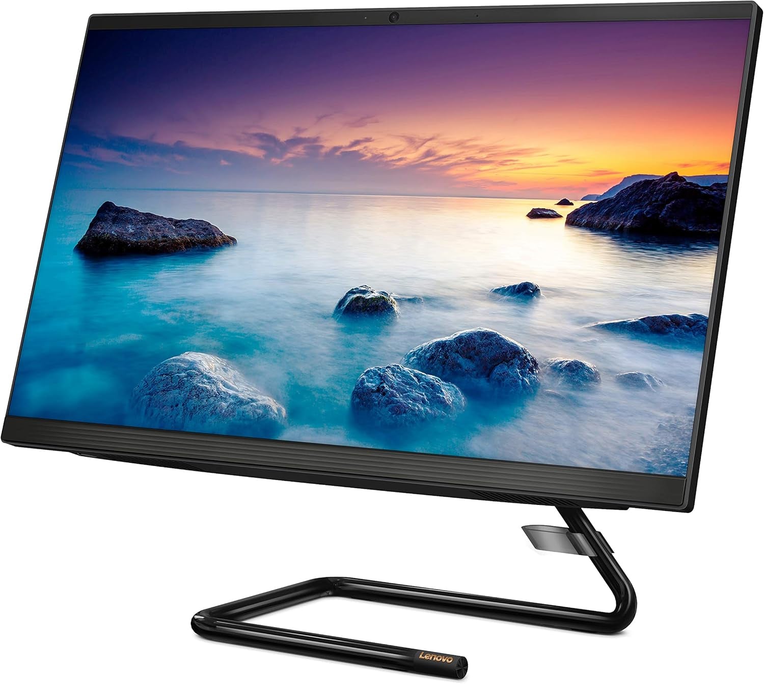 Ideacentre AIO 3, 24" All-In-One Computer, AMD Ryzen 3 4300U Mobile Processor, 8GB DDR4, 256GB SSD, DVD RW Drive, Windows 10
