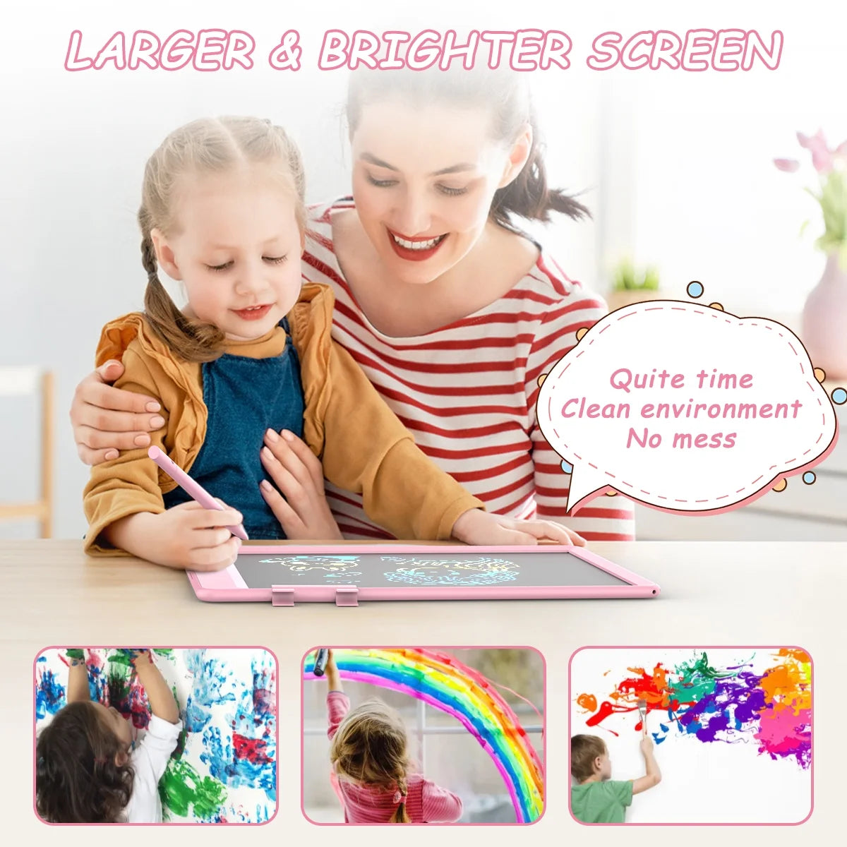 10 Inch LCD Writing Tablet, Educational Learning Drawing Board Toys