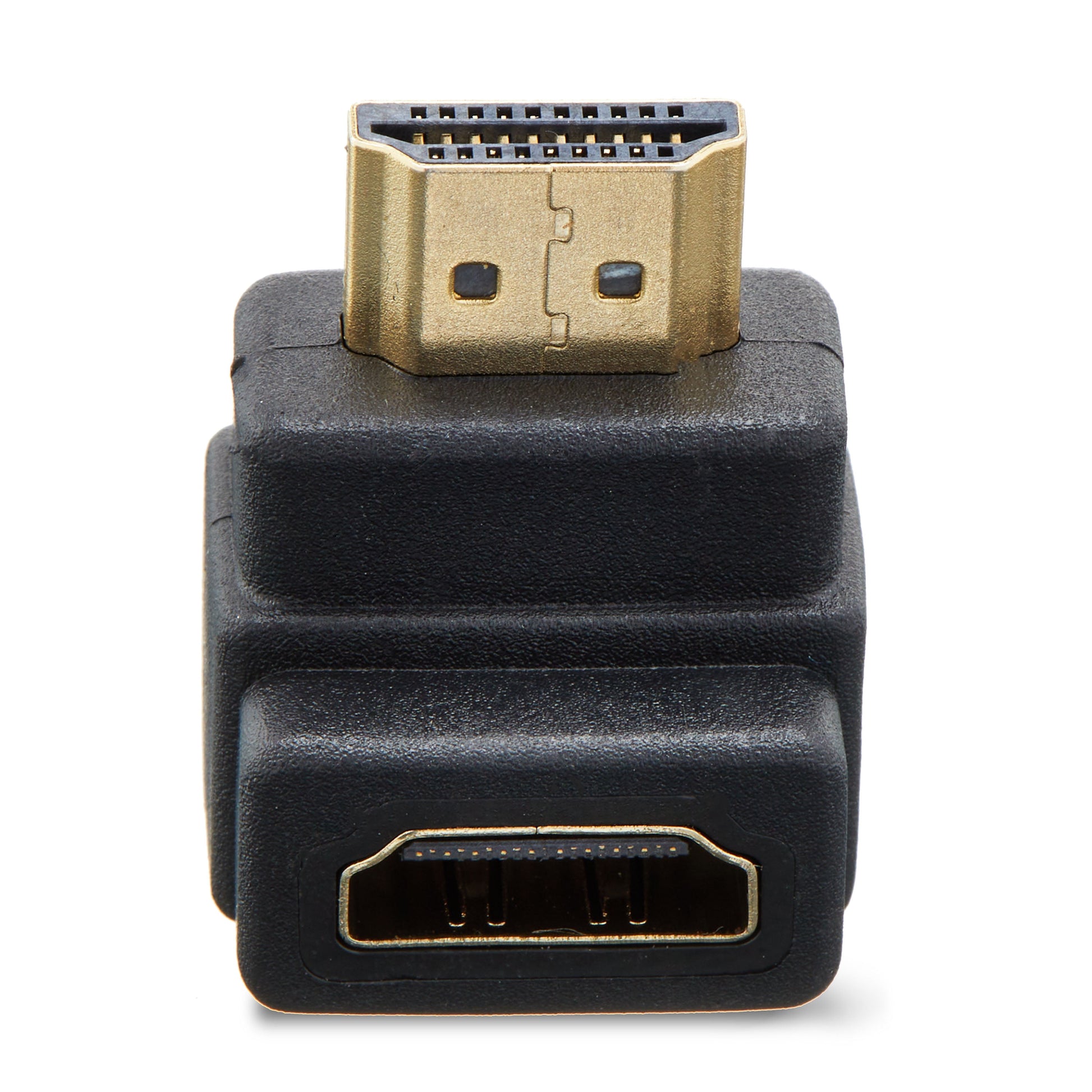 . HDMI 90-Degree Adapter, Great for behind TV Locations, Black