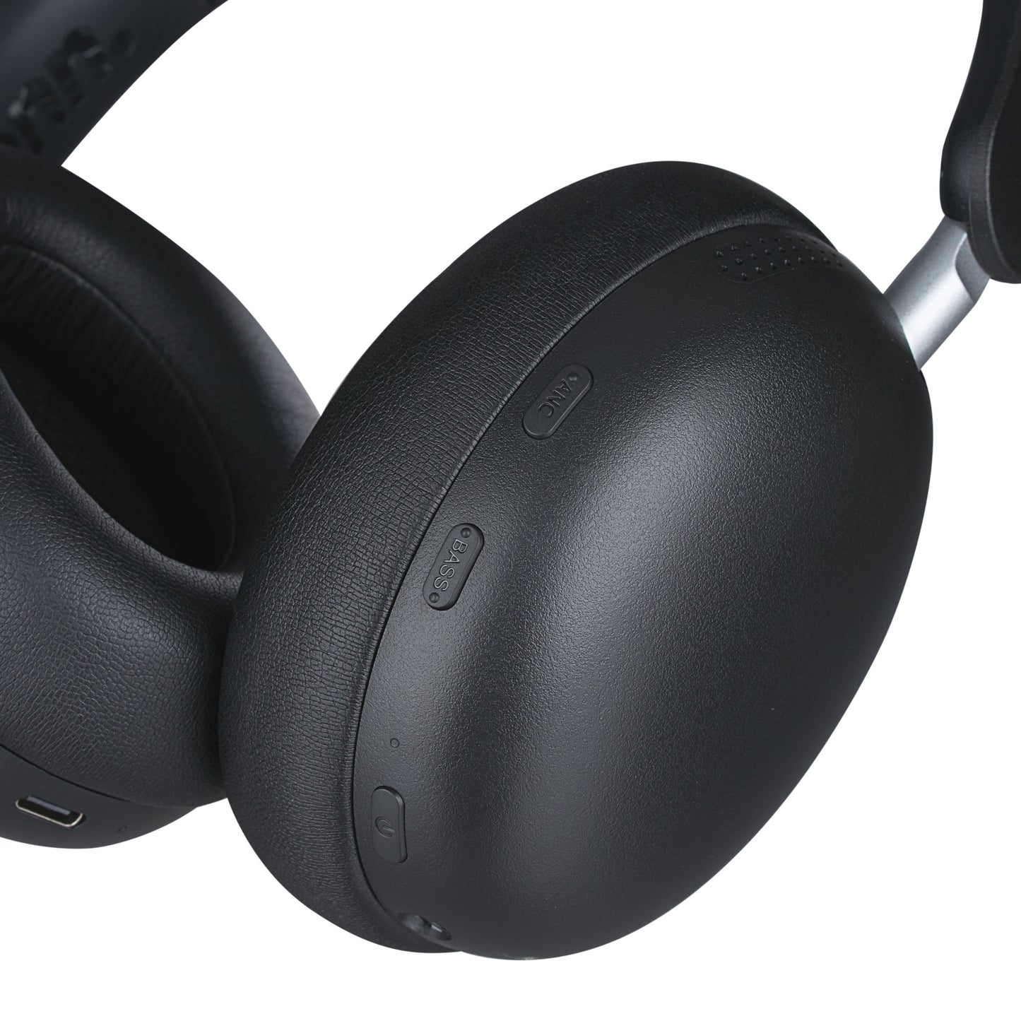 Bluetooth Wireless Over-Ear Headphones with Active Noise Canceling and Carrying Case, Black