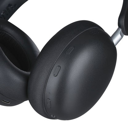 Bluetooth Wireless Over-Ear Headphones with Active Noise Canceling and Carrying Case, Black