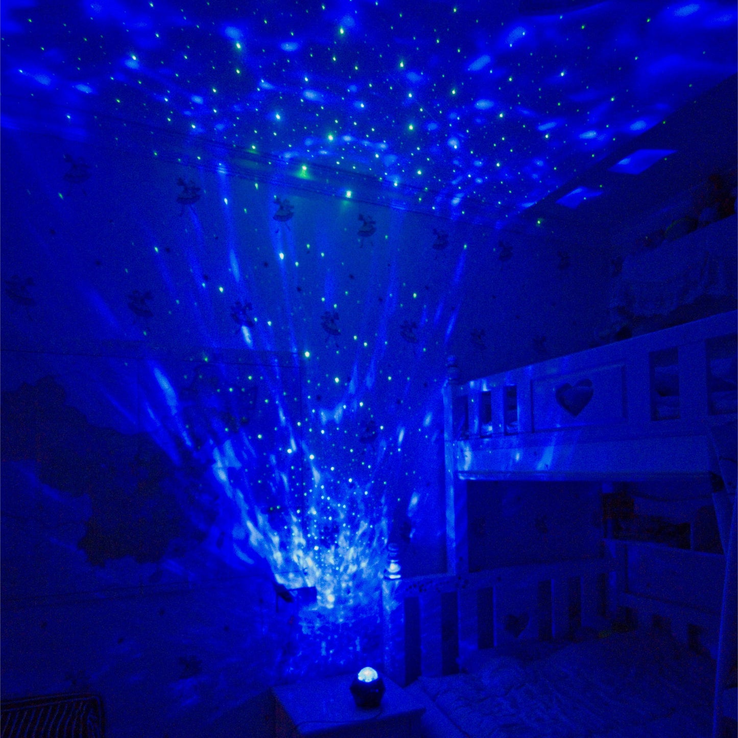 (2 Pack)  Aura Projector with Laser, Black