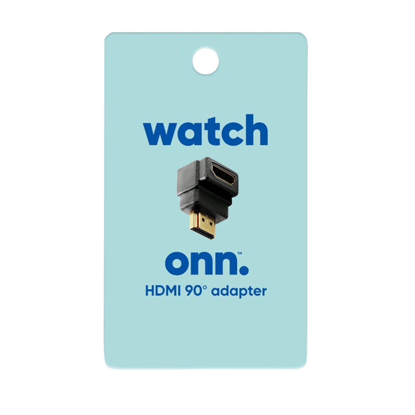 . HDMI 90-Degree Adapter, Great for behind TV Locations, Black