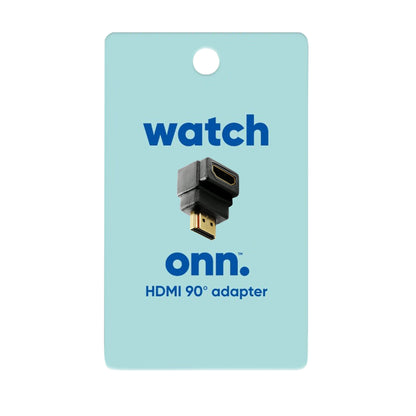 . HDMI 90-Degree Adapter, Great for behind TV Locations, Black