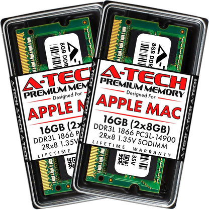 16GB (2X8Gb) RAM for Apple Imac Late 2015 27 Inch Retina 5K | DDR3L 1866Mhz / 1867Mhz PC3L-14900 1.35V 204-Pin SODIMM Memory Upgrade Kit