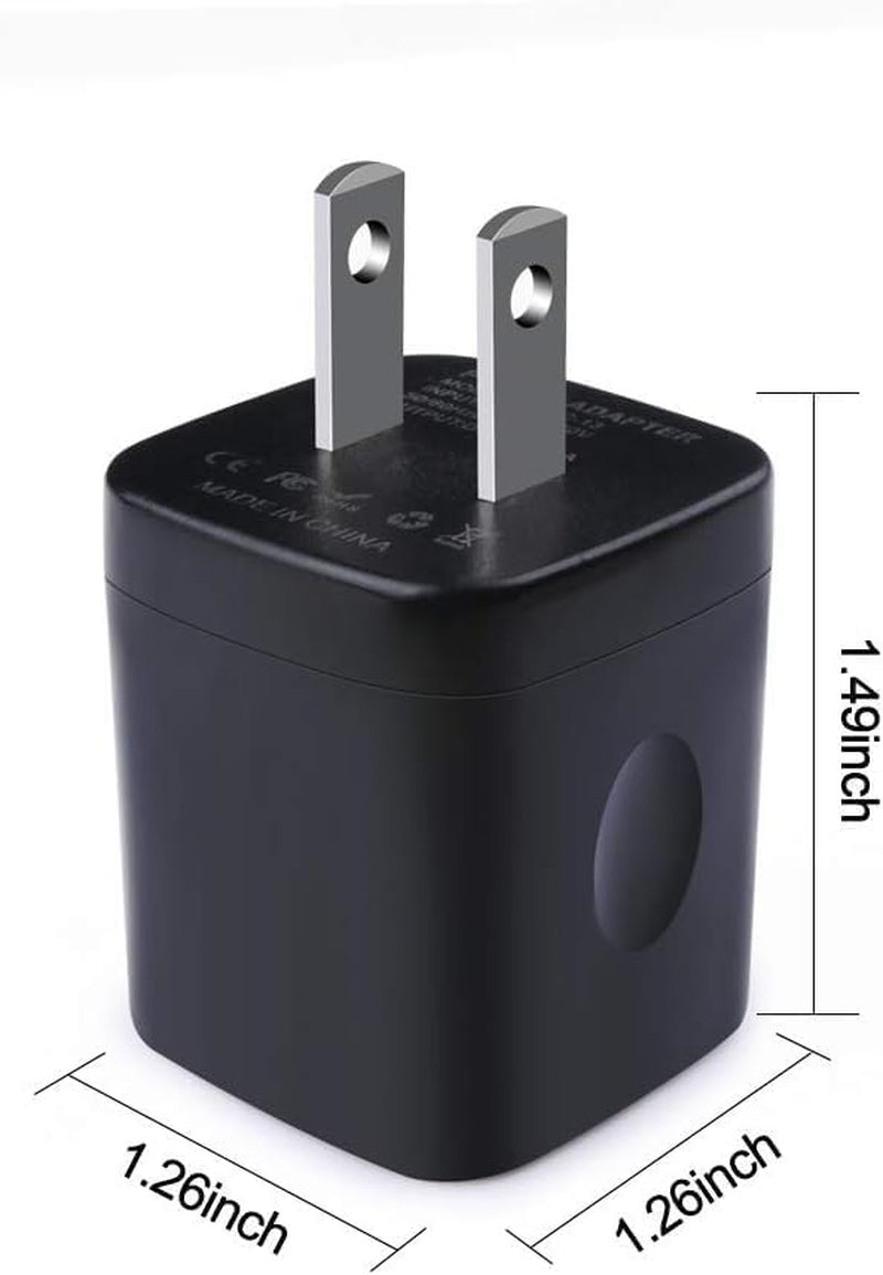 Wall Charger,Charger Cube,Charging Block Fast Charge 3Pack Dual Port 2.1A Power Brick Phone Charging Plug Box Head for Iphone 16/15 Pro/14/13/12/11/Xr/8/7/6 Plus,Samsung Galaxy S24 S23 S22 S21 S10 S9