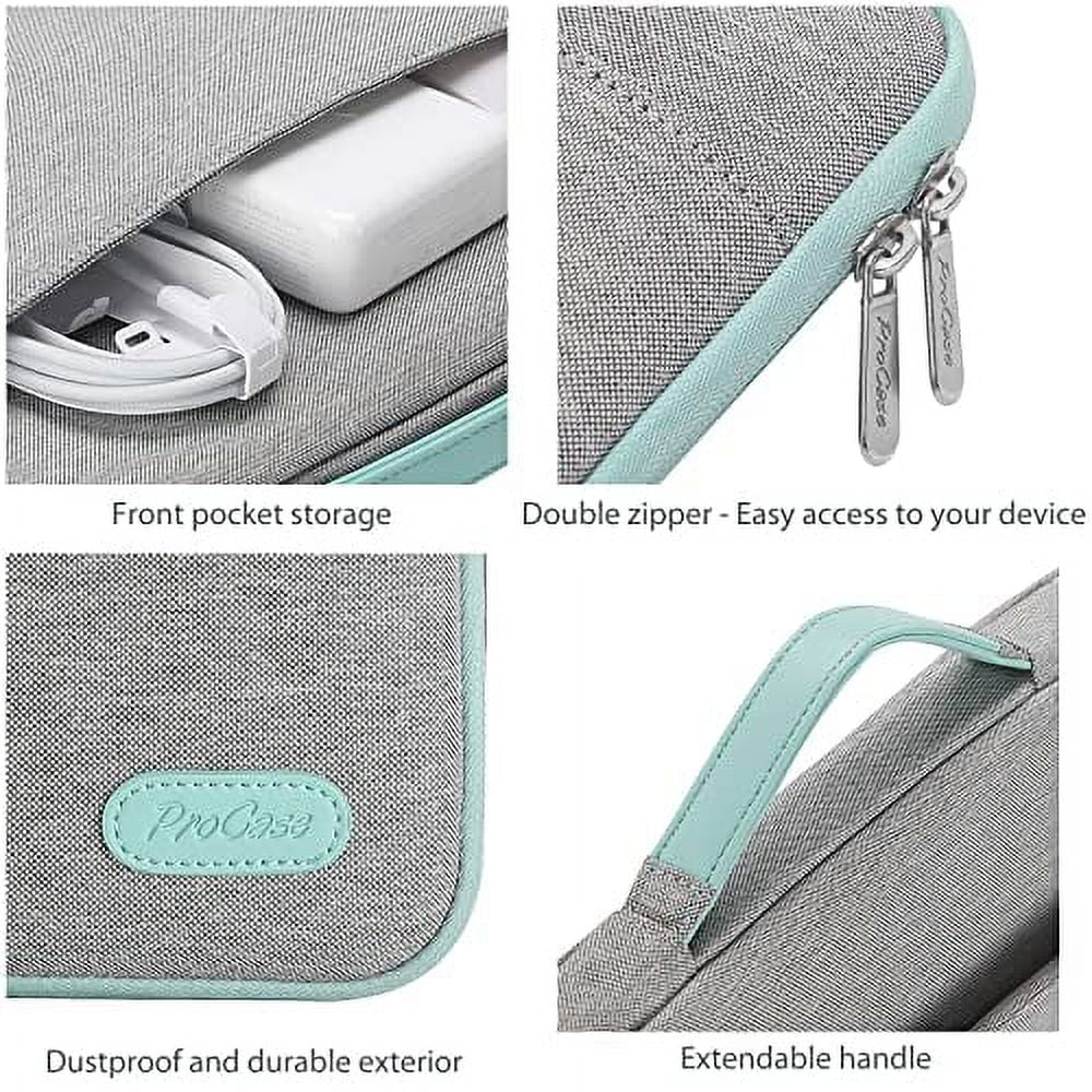 Laptop Sleeve Case, 13 Inch TSA Laptop Bag Compatible with Macbook Air 13 2020 M1/ 2022 M2, Macbook Pro 13 2021 M2, Macbook Pro 14 2021 2022 M1 Pro/Max -Light Grey