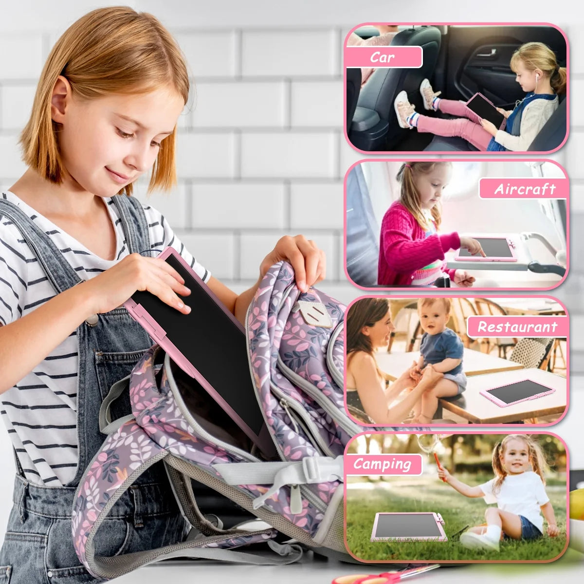 10 Inch LCD Writing Tablet, Educational Learning Drawing Board Toys