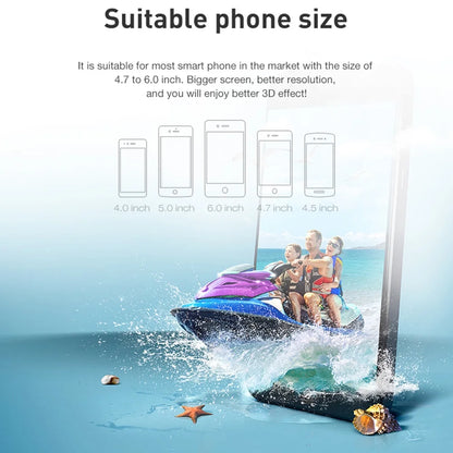 VR Headset 3D Glasses Virtual Reality Headset for VR Games & 3D Movies, Eye Care System for Iphone and Android Smartphones