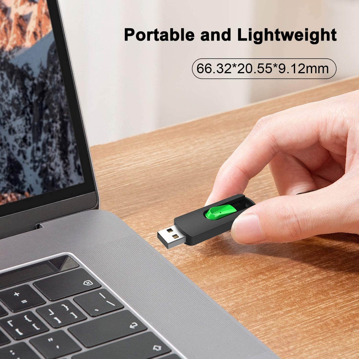64 GB Flash Drive USB Flash Drive 64GB Thumb Drive USB 2.0 Memory Stick Zip Drive Backup Jump Drive Single 64GB 64G USB Drive for PC Laptop