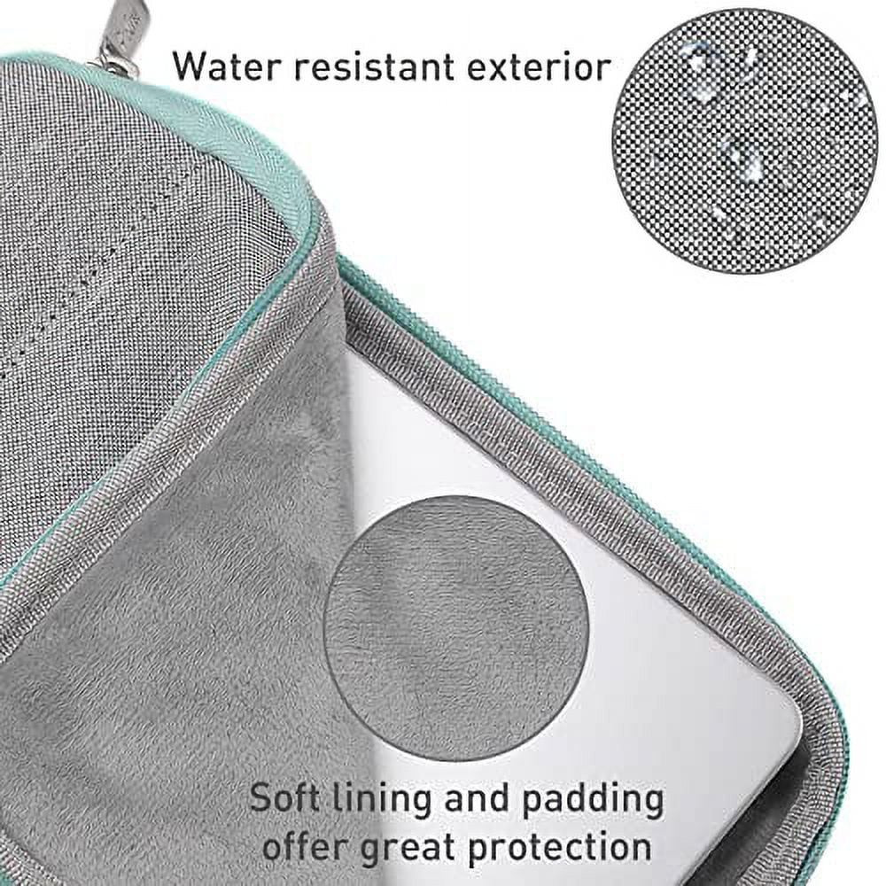 Laptop Sleeve Case, 13 Inch TSA Laptop Bag Compatible with Macbook Air 13 2020 M1/ 2022 M2, Macbook Pro 13 2021 M2, Macbook Pro 14 2021 2022 M1 Pro/Max -Light Grey