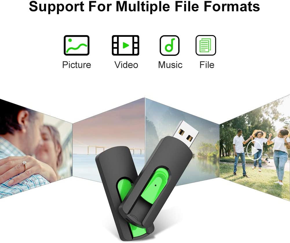 64 GB Flash Drive USB Flash Drive 64GB Thumb Drive USB 2.0 Memory Stick Zip Drive Backup Jump Drive Single 64GB 64G USB Drive for PC Laptop