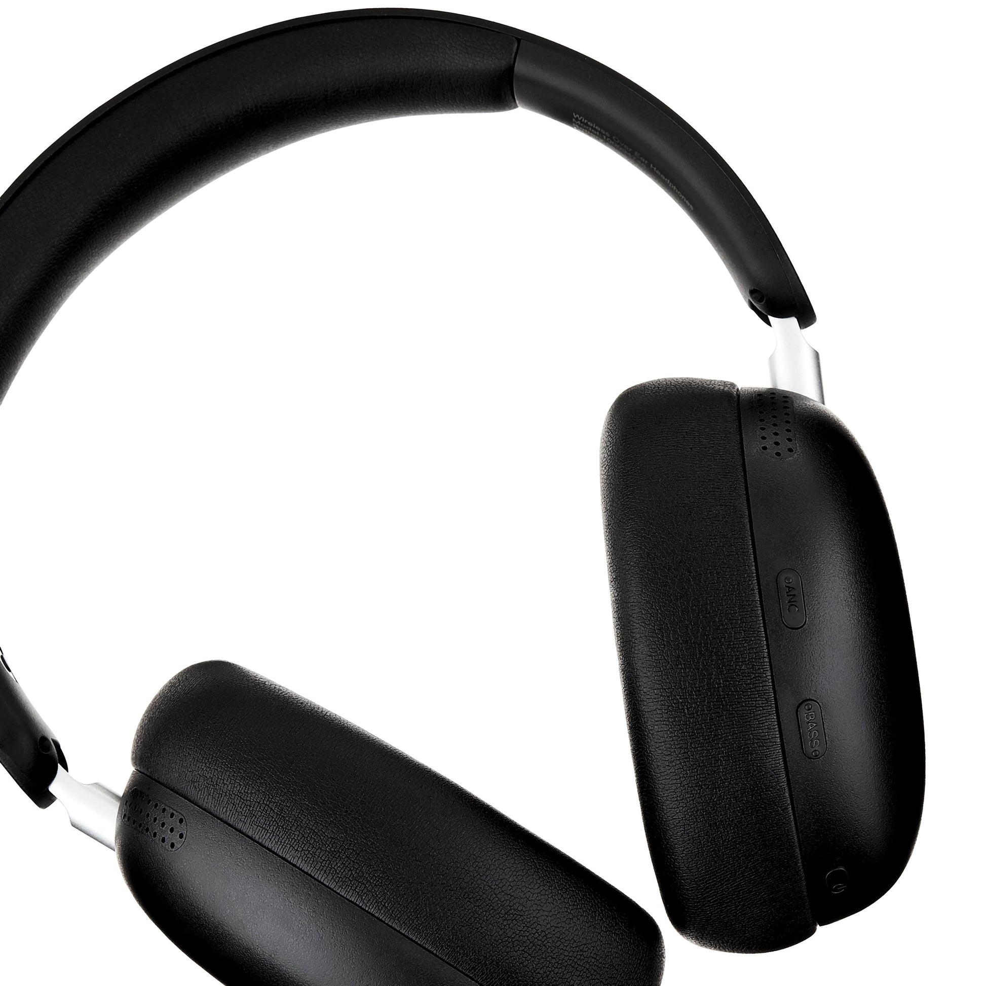 Bluetooth Wireless Over-Ear Headphones with Active Noise Canceling and Carrying Case, Black