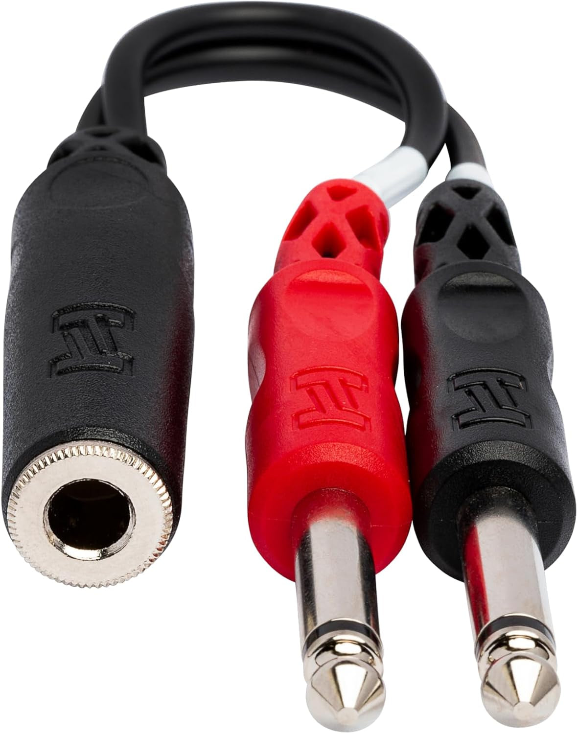YPP-136 1/4 Inch TRSF to Dual 1/4 Inch TS Stereo Breakout Cable